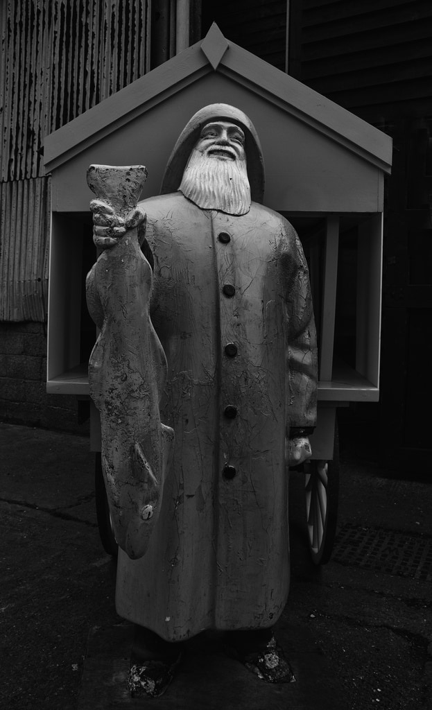Fisherman and cod, Whitstable