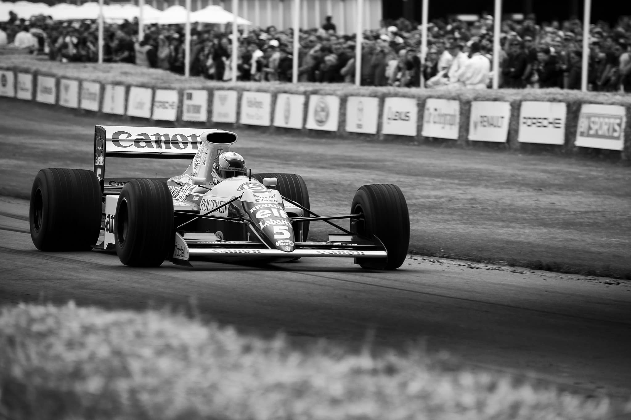 Karun Chandhok, Williams FW13, Goodwood Festival of Speed, 2016
