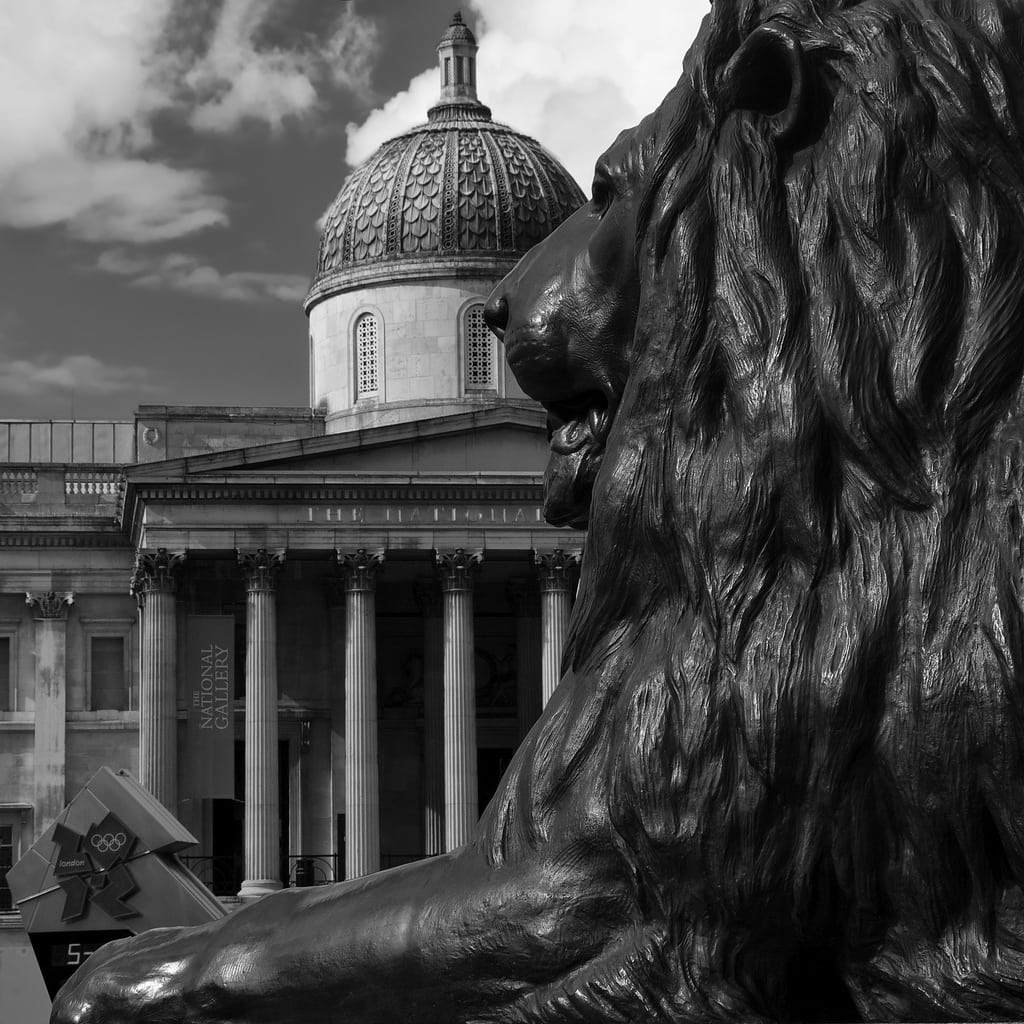 Trafalgar Square during the 2012 Olympics