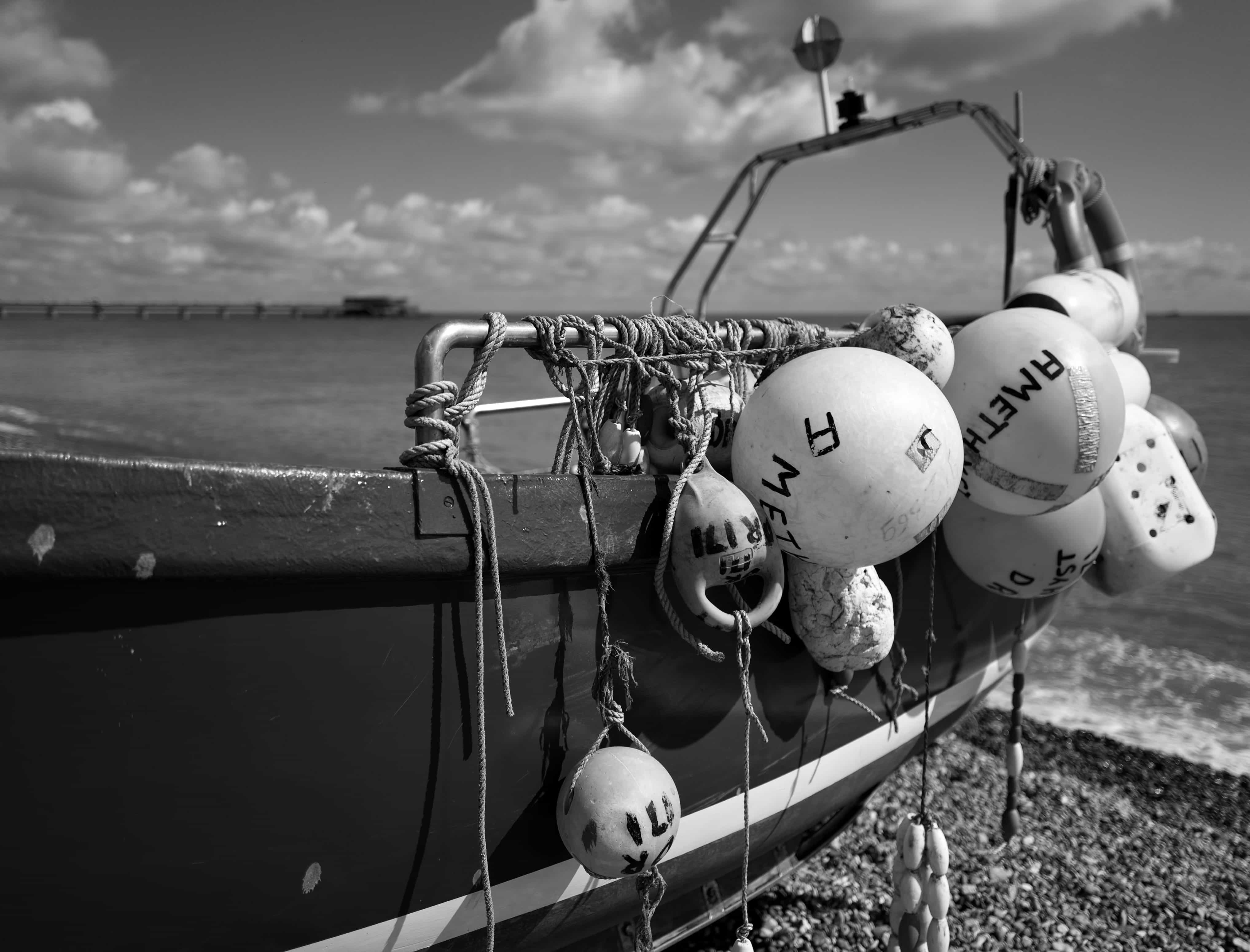 Buoys Deal Beach Pier