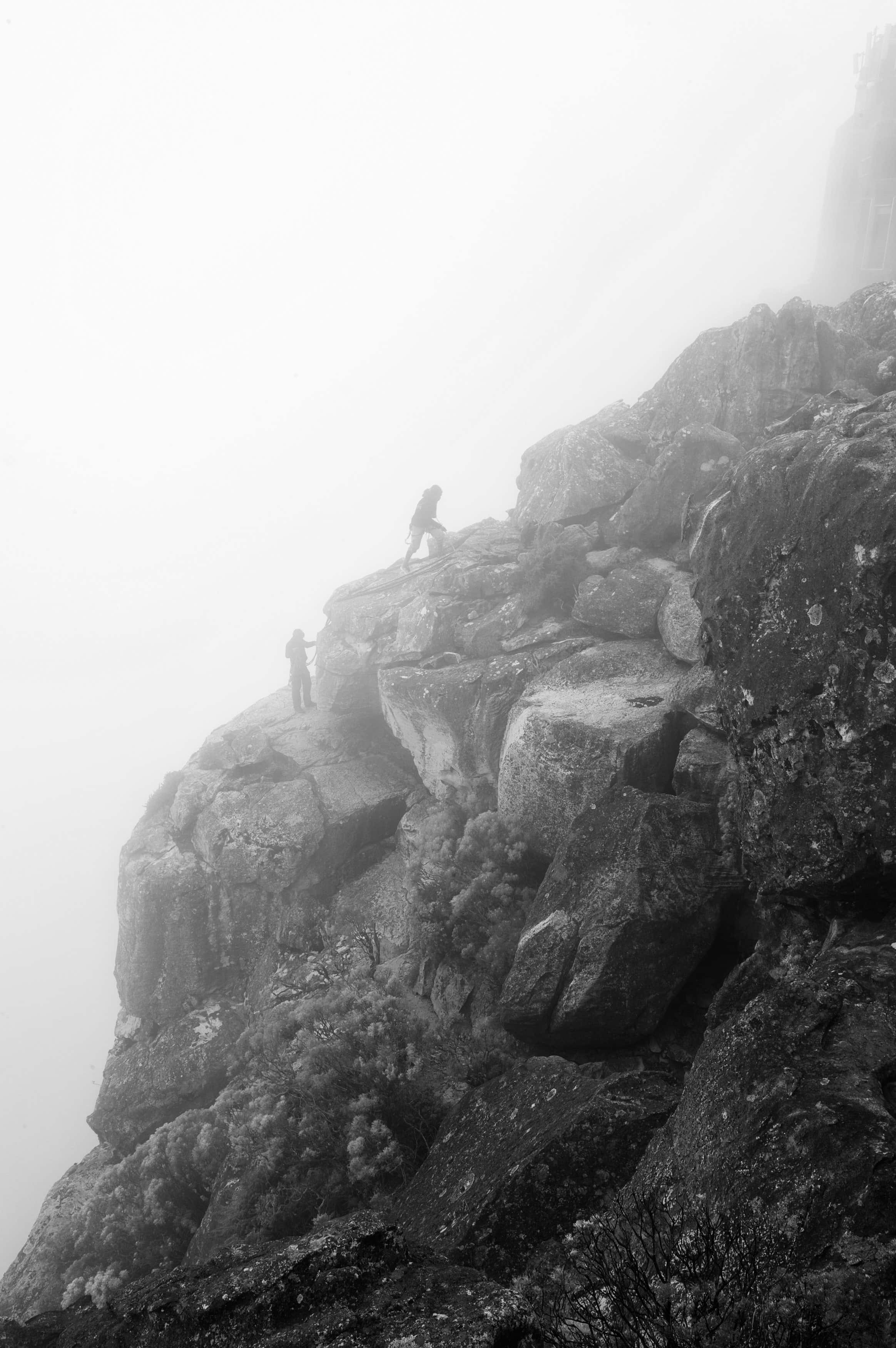 Climbing Table Mountain South Africa
