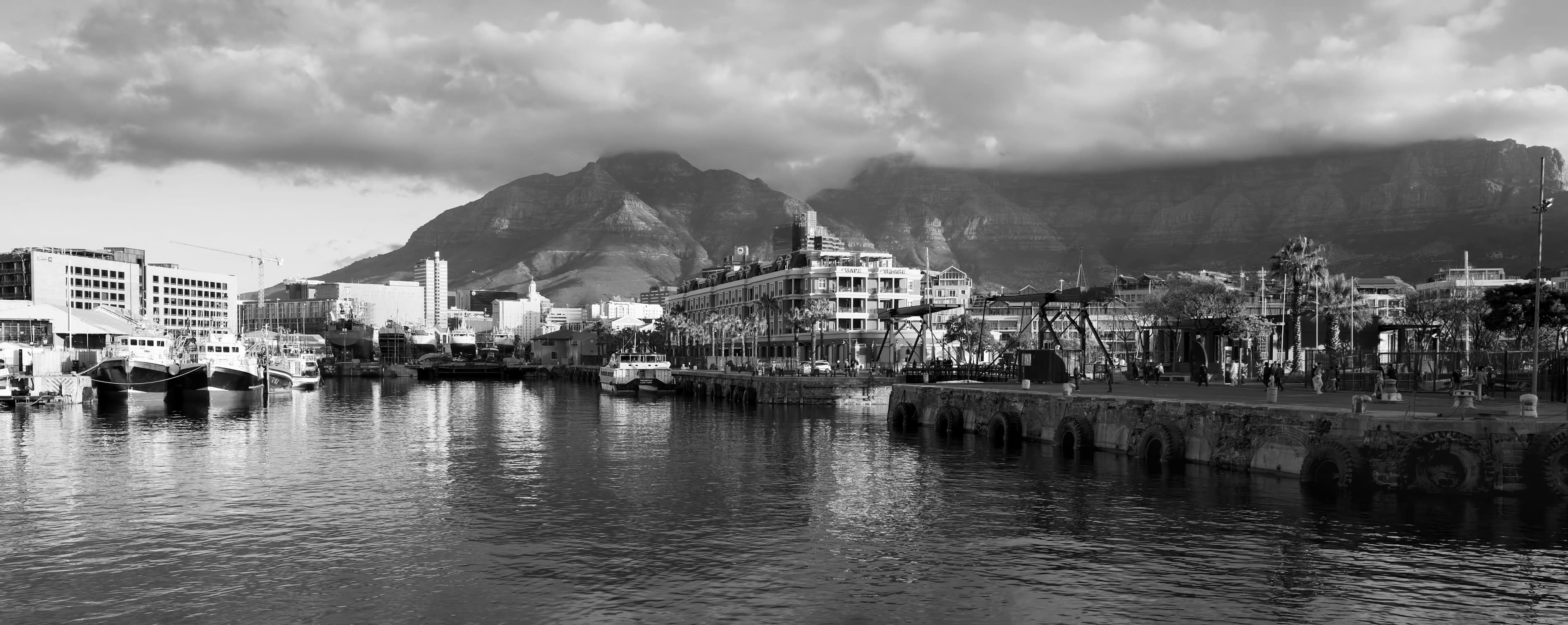 View of V&A Waterfront Cape Town South Africa