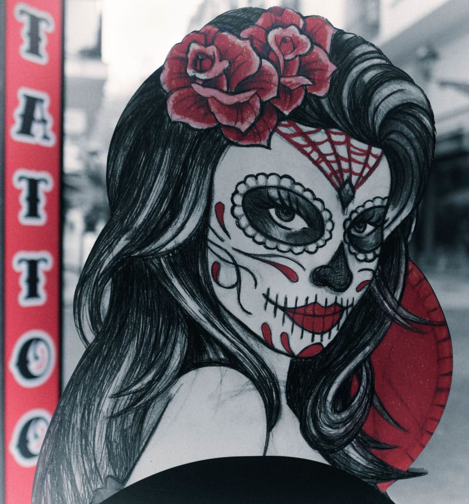 Tijuana sugar skull girl