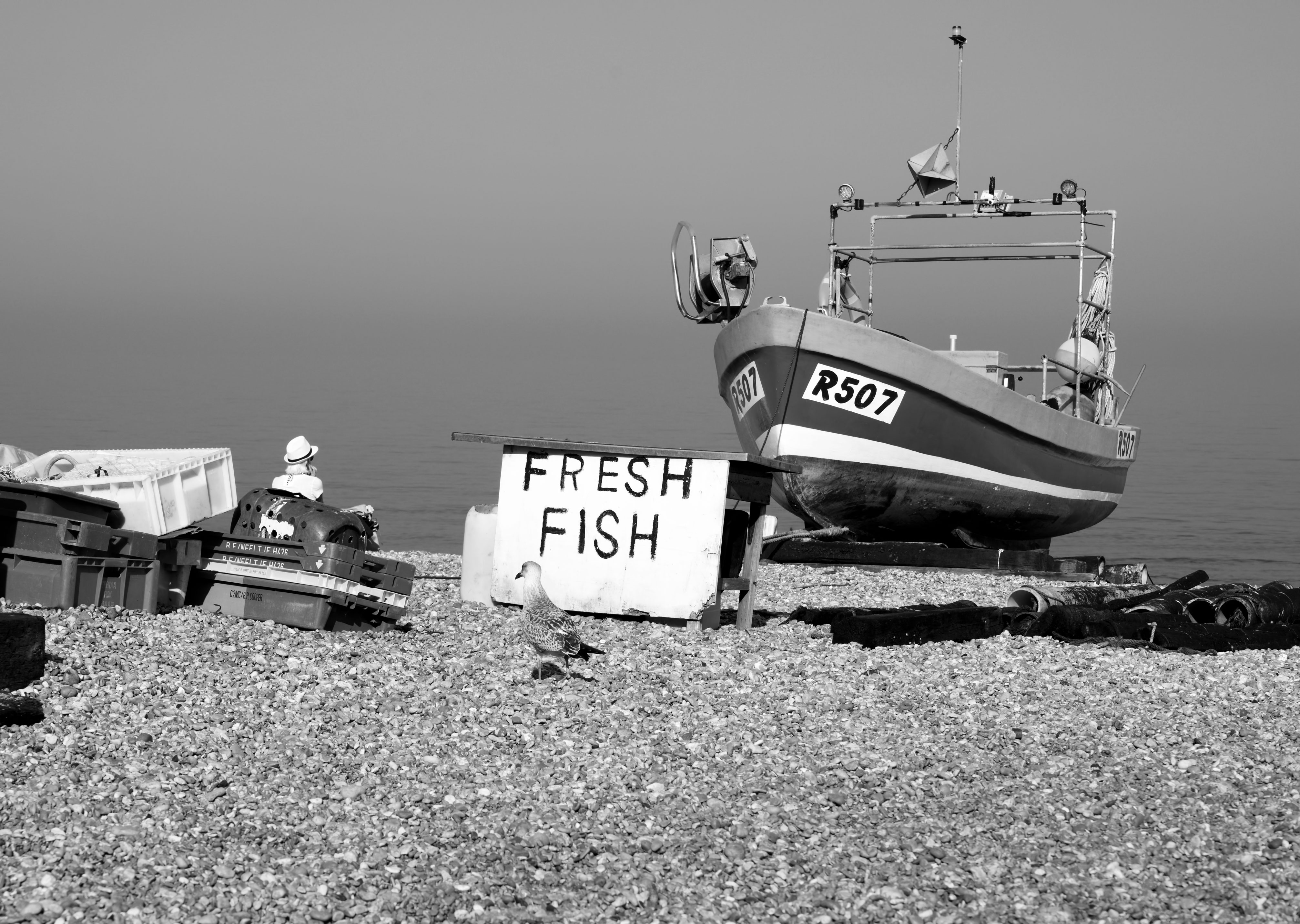 Fresh fish Deal beach Kent