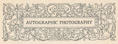Autographic Photography